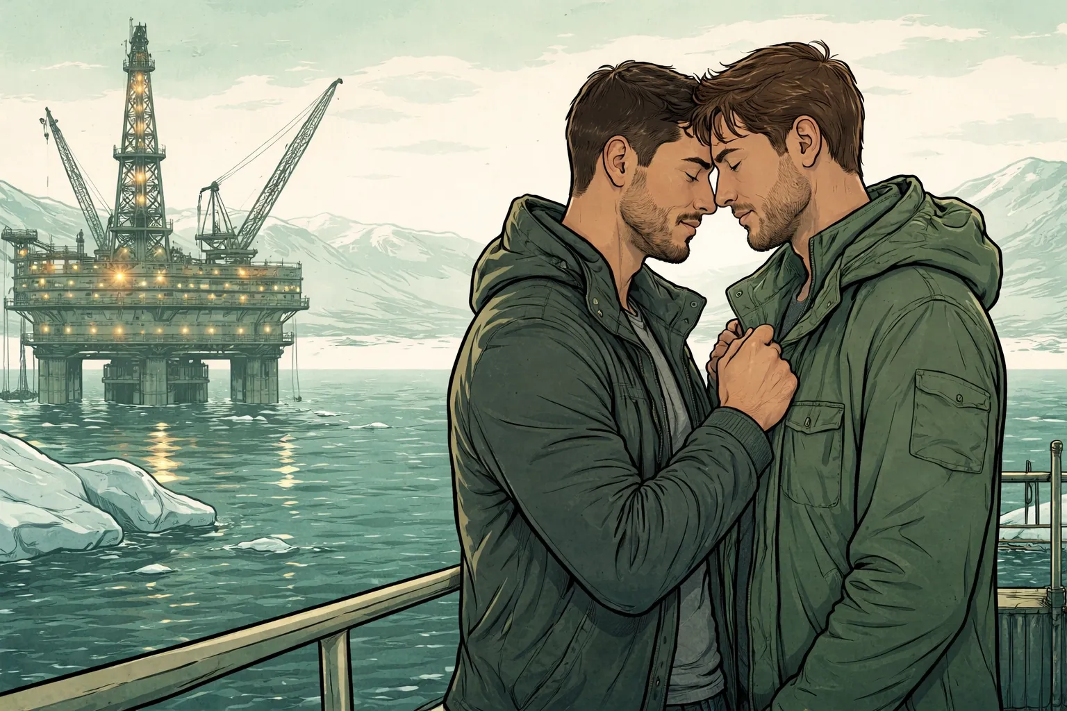 NORTH SEA FIRES: A Bisexual Romance Novel - Image 2